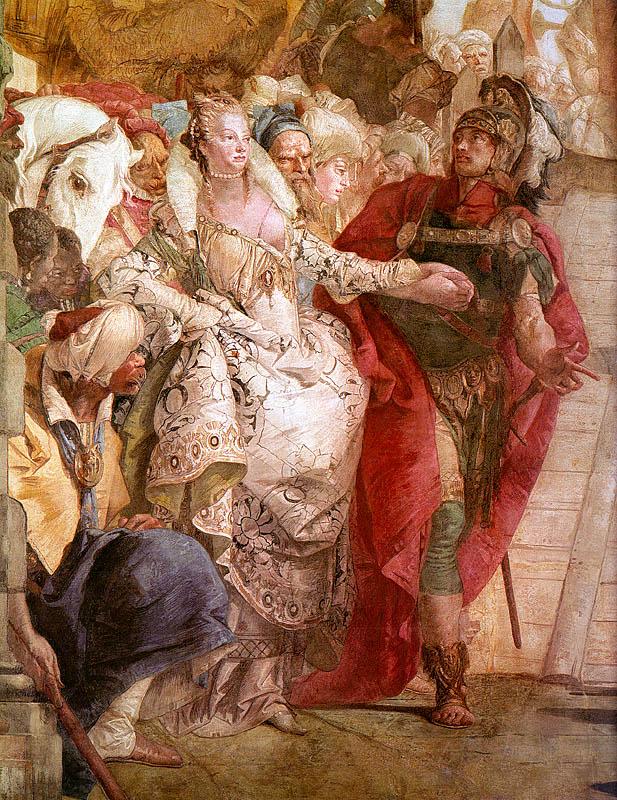 Giovanni Battista Tiepolo The Meeting of Anthony and Cleopatra China oil painting art